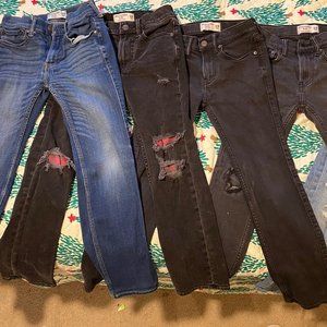 5 Pair Boys Abercrombie Kids Jeans Size 9/10